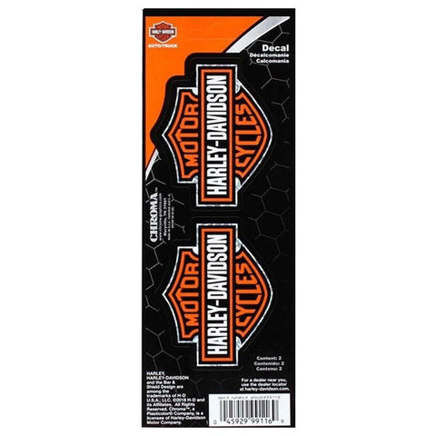 H-D® BAR & SHIELD 2-PIECE HOLOGRAPHIC DECALS, 3 X 2.5 IN.