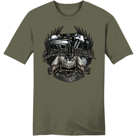 SKULL EAGLE DOWN TEE