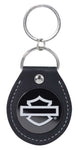 H-D® SILHOUETTE B&S LOGO VINYL FOB KEY CHAIN