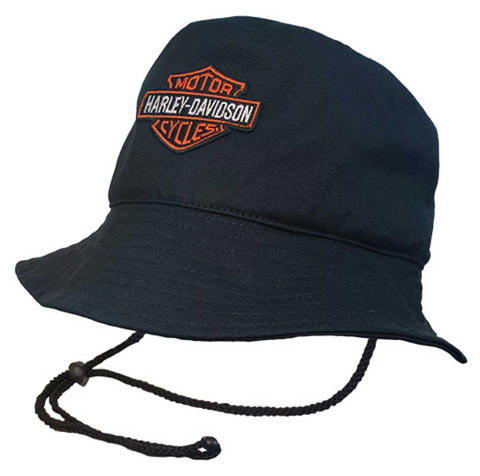 H-D® PRIMARY EMBROIDERED B&S LOGO BUCKET HAT