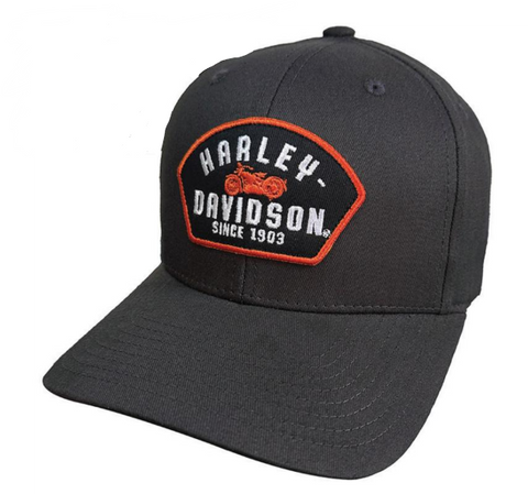 H-D® BINDING SNAPBACK HAT - CHARCOAL