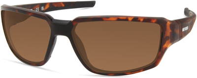 H-D® MEN'S WRAP SUNGLASSES, HAVANA FRAMES/BROWN LENSES