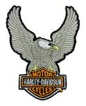 2.63" x 3.5" Silver Eagle Bar & Shield Patch