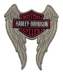 H-D® 2 IN. EMBROIDERED WINGED BAR & SHIELD LOGO EMBLEM SEW-ON PATCH