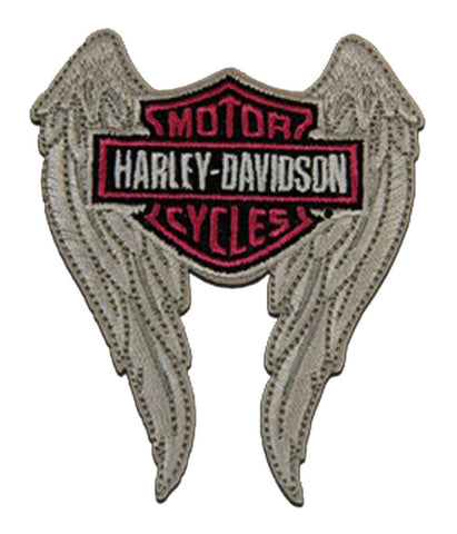 H-D® 2 IN. EMBROIDERED WINGED BAR & SHIELD LOGO EMBLEM SEW-ON PATCH