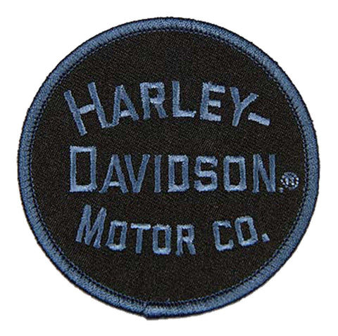 H-D® 3.5 IN. EMBROIDERED MINIMAL VINTAGE H-D TEXT EMBLEM SEW-ON PATCH