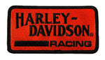 H-D® 4 IN. EMBROIDERED VINTAGE RACING H-D TEXT EMBLEM SEW-ON PATCH