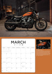 H-D 2025 CALENDAR 17X12