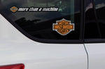 H-D Decal kit - 6 decals B&S,banner & flame