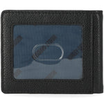 H-D® MEN'S PEBBLED LEATHER CLASSIC EAGLE BILLFOLD WALLET - BLACK