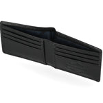 H-D® MEN'S PEBBLED LEATHER CLASSIC EAGLE BILLFOLD WALLET - BLACK