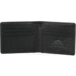 H-D® MEN'S PEBBLED LEATHER CLASSIC EAGLE BILLFOLD WALLET - BLACK