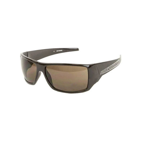 H-D® MEN'S WRAP SUNGLASSES, BROWN FRAME & BROWN GRADIENT LENSES