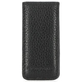 H-D® MEN'S WILLIE G SKULL LEATHER MAGNETIC MONEY CLIP - SOLID BLACK