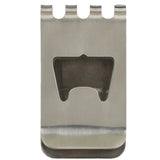 H-D® MEN'S #1 METAL MONEY CLIP/BOTTLE OPENER - BRUSHED NICKEL FINISH