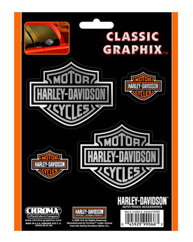 H-D® BAR & SHIELD 4-PIECE DECAL SET STICKERS