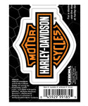 H-D® BAR & SHIELD LOGO SMALL DECAL SET - ORANGE - 3" X 8"