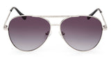 H-D® WOMEN'S AVIATOR SUNGLASSES, SHINY ANTIQUED NICKELTIN FRAME