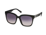 H-D® WOMEN'S FASHION SUNGLASSES, BLACK FRAME & GRADIENT SMOKE LENSES