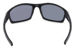 H-D® WOMEN'S RACER SQUARE SUNGLASSES, SHINY BLACK PLASTIC FRAMES