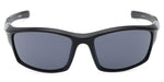 H-D® WOMEN'S RACER SQUARE SUNGLASSES, SHINY BLACK PLASTIC FRAMES