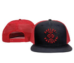 H-D® SULK FLAT BRIM SNAPBACK HAT - RED/BLACK