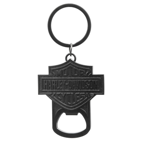 H-D® BLACK NICKEL BOTTLE OPENER KEYCHAIN