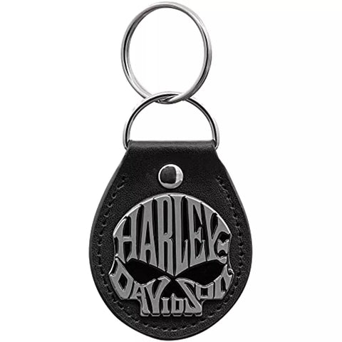 HD KEYCHAIN SKULL BLACK VINYL FOB