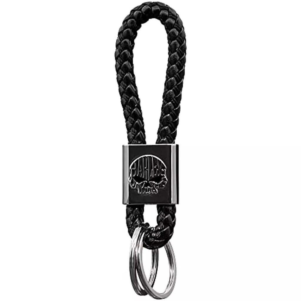 HD Keychain Skull Black Vinyl Braid – Durham Harley-Davidson HD Keychain Skull Black Vinyl Braid – Durham Harley-Davidson