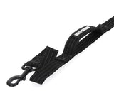 NYLON HD LOGO LEASH - BLACK