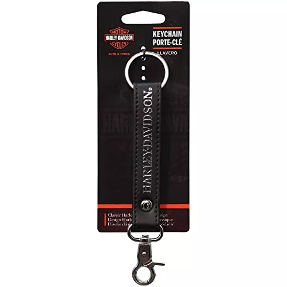 HD KEYCHAIN SKULL BLACK VINYL STRAP – Durham Harley-Davidson