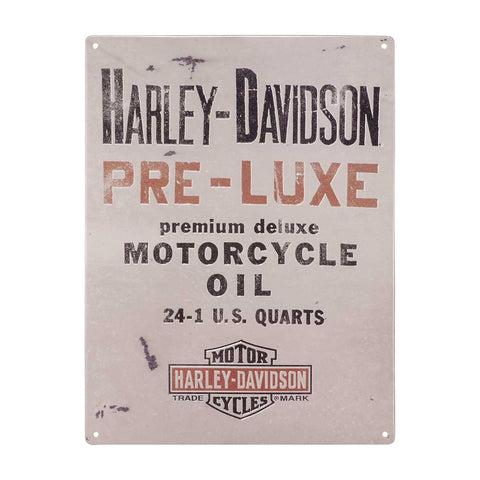 H-D PRE-LUXE TIN SIGN