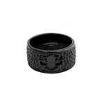 Black Asphalt B&S Outline Band Ring