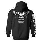 SHUT UP AND RIDE 3 HOODY BLK