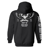 SHUT UP AND RIDE 3 HOODY BLK