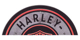 H-D BAR & SHIELD TIN SIGN - ROUND