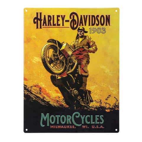 H-D HILLCLIMBER TIN SIGN